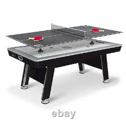 80 Power Play 2-in-1 Air Hockey Table with Table Tennis Top