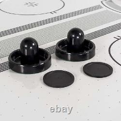 80 Power Play 2-in-1 Air Hockey Table with Table Tennis Top