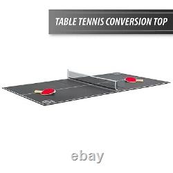 80 Power Play 2-in-1 Air Hockey Table with Table Tennis Top