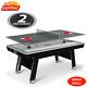 80a Power Play 2-in-1 Air Hockey Table With Table Tennis Top 114.64 lbs Black