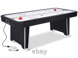84 120V Air-Powered Hockey Table Sport Hockey Game Sounds LED Scoring Game Room