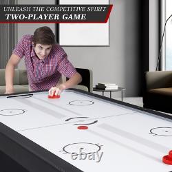 84 120V Air-Powered Hockey Table Sport Hockey Game Sounds LED Scoring Game Room