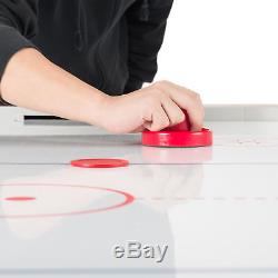 84'' Air Hockey Table with Electronic Scoring for Family Indoor Game Rooms