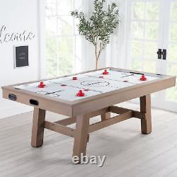 84 Airzone Premium Air Hockey Table with High End Blower & Wood Finish
