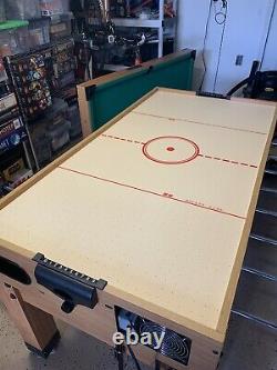 9-in-1 Game table Pool, soccer, shuffleboard, Air Hockey, Ping-pong, etc