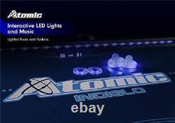 90 Indiglo LED Light UP Arcade Air Powered Hockey Table Includes Light Up