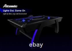 90 Indiglo LED Light UP Arcade Air Powered Hockey Table Includes Light Up