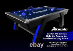 90 Indiglo LED Light up Arcade Air Powered Hockey Table Includes Light up Puc