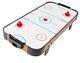 AIR HOCKEY GAME TABLE 40-Inch Portable Tabletop Brown Accessories Included