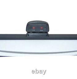 AIR HOCKEY GAME TABLE 6 Ft. Electronic Scoring Black Gray Accessories Included