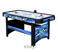 AIR HOCKEY GAME TABLE SET Digital Scoreboard Accessories Included Blue 60