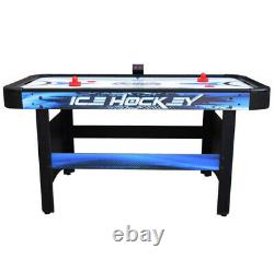 AIR HOCKEY GAME TABLE SET Digital Scoreboard Accessories Included Blue 60