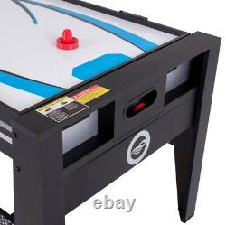 AIR HOCKEY POOL BILLIARD GAME TABLE 72 4-in-1 Accessories Included