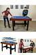AIR HOCKEY POOL BILLIARD TABLE TENNIS GAME TABLE 48 3-in-1 Accessories Included