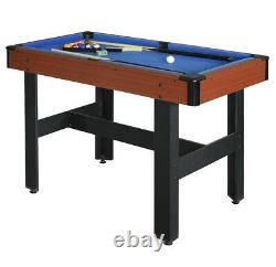 AIR HOCKEY POOL BILLIARD TABLE TENNIS GAME TABLE 48 3-in-1 Accessories Included