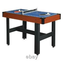 AIR HOCKEY POOL BILLIARD TABLE TENNIS GAME TABLE 48 3-in-1 Accessories Included