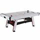 AIR HOCKEY TABLE 84 Air Powered Inlaid LED Scorer Accessories Included White