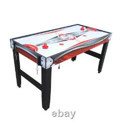 AIR HOCKEY TABLE TENNIS BASKETBALL GAME TABLE 52 3-in-1 Accessories Included