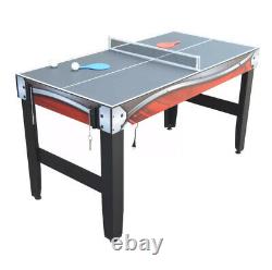 AIR HOCKEY TABLE TENNIS BASKETBALL GAME TABLE 52 3-in-1 Accessories Included