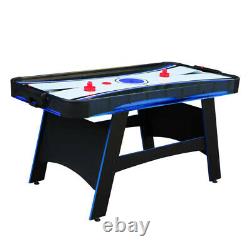 AIR HOCKEY TABLE TENNIS GAME TABLE SET Scoreboard Accessories Included Black