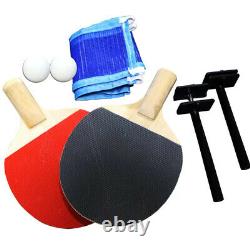 AIR HOCKEY TABLE TENNIS GAME TABLE SET Scoreboard Accessories Included Black