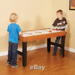 Accelerator 54 in. 4-in-1 Multi-Game Table, air hockey, table tennis & basketball