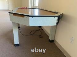 Air Hockey 7' Table with Than Color Power Blower Wood Finish