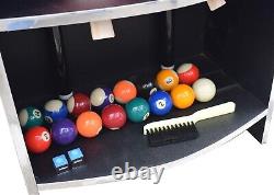 Air Hockey Billiards Tennis Game Table Wood Construction Accessory Rack Quiet