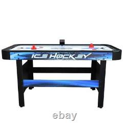 Air Hockey Game Table 5 Ft. Dual Goal Boxes With Built-In Automatic Puck Return