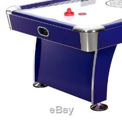 Air Hockey Game Table 7.5 ft Electronic Scoring Dual Output Blowers Auto Return