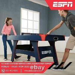 Air Hockey Game Table with Overhead Electronic Scorer and Fast Puck Action