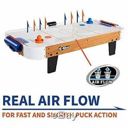 Air Hockey LATopz + Rally And Roar Tabletop Table, Travel-Size, Lightweight, Set