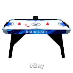 Air Hockey Table 5-ft Kids Adult Indoor Game Play Includes 2 Strikers 2 Pucks US