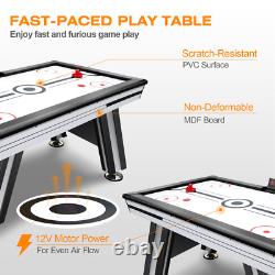 Air Hockey Table, 72 Indoor Hockey Table for Kids and Adults