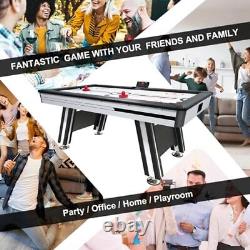 Air Hockey Table, 72 Indoor Hockey Table for Kids and Adults, LED Sports