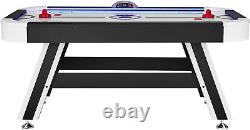 Air Hockey Table, 72 Indoor Hockey Table for Kids and Adults, LED Sports Hockey