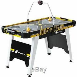 Air Hockey Table Compact 54 in with Electronic LED Score Board Gameroom Game
