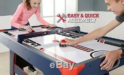 Air Hockey Table Espn 60 Inch Powered With Overhead Electronic Scorer