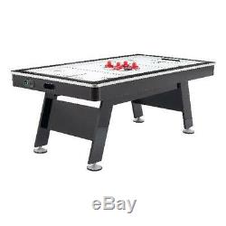 Air Hockey Table Game 80 inch Black Chrome Play Indoor High End Blower Exercise