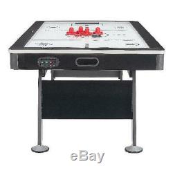 Air Hockey Table Game 80 inch Black Chrome Play Indoor High End Blower Exercise