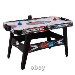 Air Hockey Table Game Digital Scoreboard LED Light Game Room Family Fun Kids New