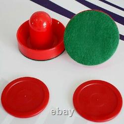 Air Hockey Table Game Home Games Electronic Standard Sports Set Powered With Pucks