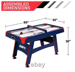 Air Hockey Table Game Pucks Powered Electronic Overhead Scorer Set Accessories