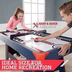 Air Hockey Table Game Pucks Powered Electronic Overhead Scorer Set Accessories