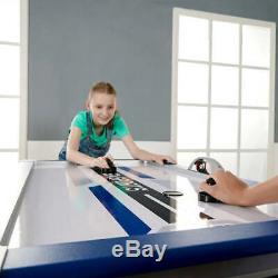 Air Hockey Table Game Room 54 Inch Powered With LED Electronic Scorer EA Sports