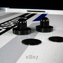 Air Hockey Table Game Room 54 Inch Powered With LED Electronic Scorer EA Sports