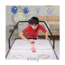 Air Hockey Table, Indoor Hockey Game Table for Adults and Kids, Arcade Gaming