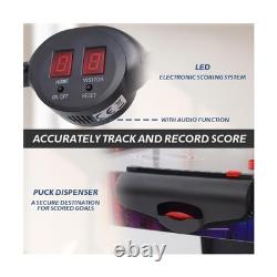 Air Hockey Table, Indoor Hockey Game Table for Adults and Kids, Arcade Gaming