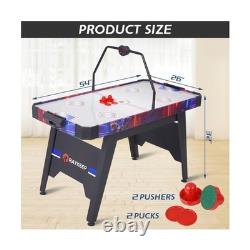Air Hockey Table, Indoor Hockey Game Table for Adults and Kids, Arcade Gaming