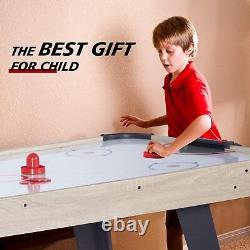 Air Hockey Table Indoor Powered Hockey Game Table with2 Pucks, 2 Pushers